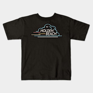 Holden Beach, NC Summertime Sunrise Clouds Kids T-Shirt